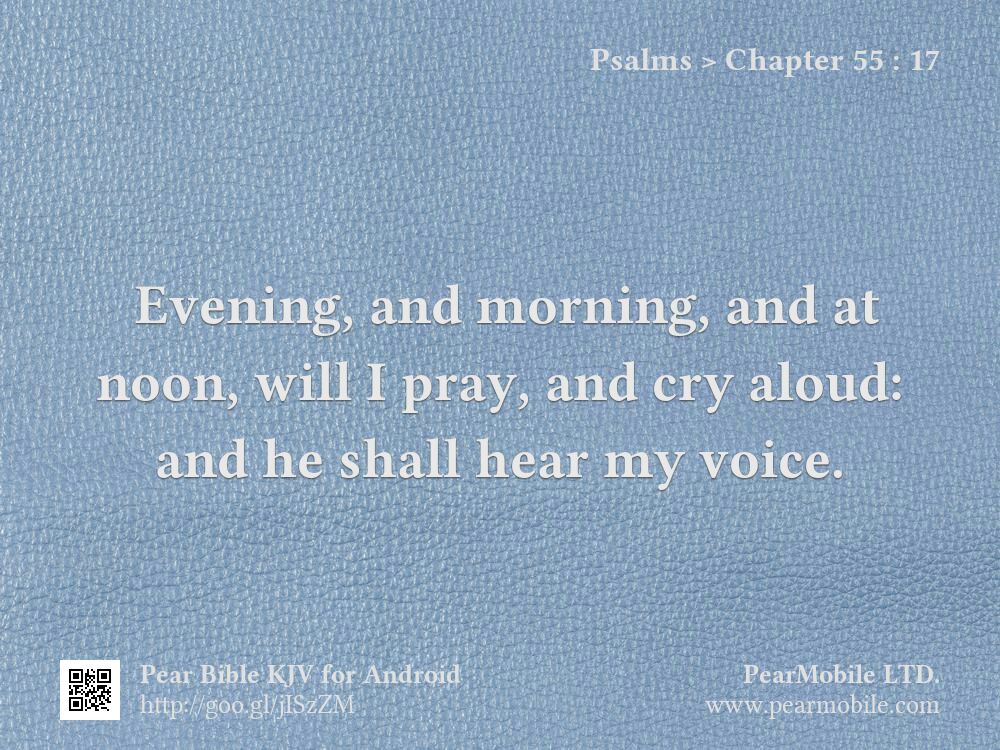 Psalms, Chapter 55:17
